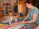 Nils und Sabine in unserer Wohnung