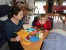 Sabine und Nils in unserer Wohnung