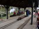 Ich in der Gartenbahn
