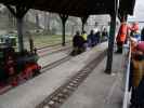 Ich in der Gartenbahn