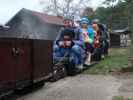 Nils und Sabine in der Gartenbahn
