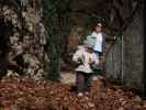 Nils und Sabine in der Ruine Johannstein