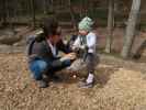 Sabine und Nils am Abenteuerspielplatz