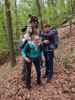 Stefan, Katja Lin, Kerstin und Tim am Welterbesteig zwischen Mieslingtal und St. Michael