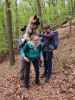 Stefan, Katja Lin, Kerstin und Tim am Welterbesteig zwischen Mieslingtal und St. Michael