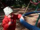 Nils am Erlebnisspielplatz Schlosspark Wolkersdorf