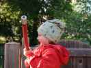 Nils am Erlebnisspielplatz Schlosspark Wolkersdorf