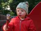 Nils am Erlebnisspielplatz Schlosspark Wolkersdorf