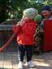 Nils am Erlebnisspielplatz Schlosspark Wolkersdorf