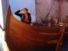 Sabine im Vikingeskibsmuseet in Roskilde (29. Mai)