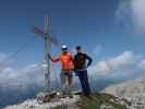 Ich und Tim am Hochm&ouml;lbing, 2.336 m (9. Juni)