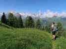 Christian auf der Harleitenalm (21. Juni)