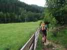Aaron zwischen Feichten und Verpeilalpe (28. Juni)