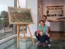 Nils, Sabine und ich in der Dauerausstellung