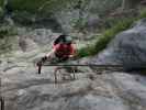 Klostertaler Klettersteig: Carmen im Abschnitt 1 'Devil's Start'