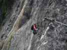 Klostertaler Klettersteig: Carmen im Abschnitt 5 'Stairway to Heaven'