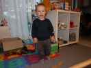 Nils in unserer Wohnung