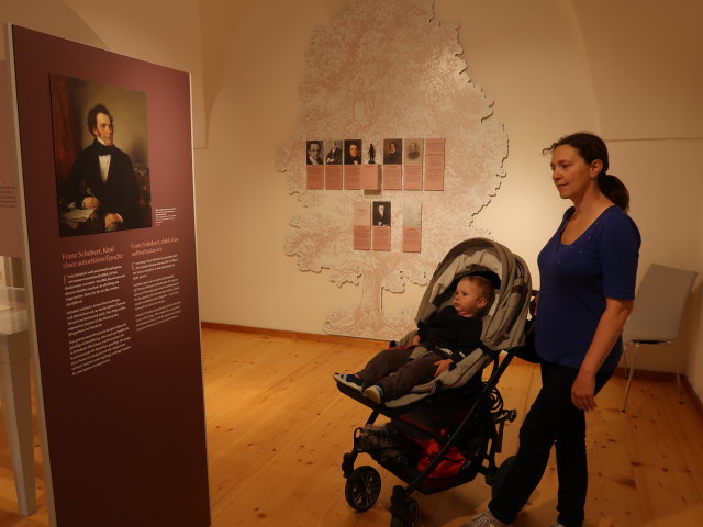 Nils und Sabine im Schubert-Museum