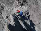 Arlberger Klettersteig: Angela zwischen Wei&szlig;schrofenspitze und Lisunspitze (19. Juli)