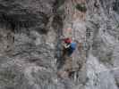 Arlberger Klettersteig: Angela zwischen Knoppenjochspitze und Westeinstieg (19. Juli)