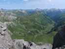 Krabachtal von der Fanggekarspitze aus (20. Juli)