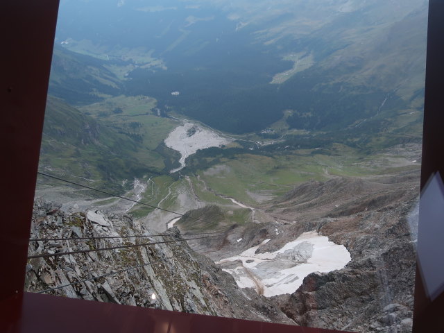 H&uuml;ttwinkltal vom Hohen Sonnblick aus (8. Aug.)