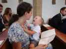 Sabine und Nils in der Pfarrkirche Payerbach, 483 m
