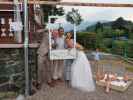 Thomas, ich, Sabine, Kathrin und ? beim Musikpavillon Payerbach
