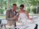Thomas und Kathrin im Musikpavillon Payerbach