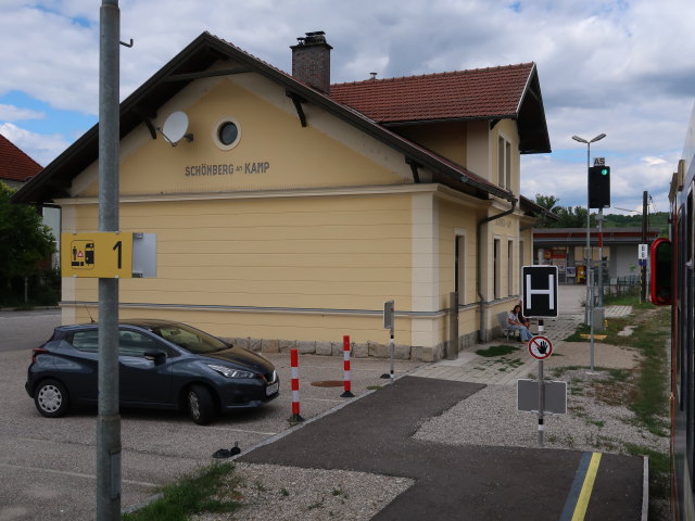 Bahnhof Sch&ouml;nberg am Kamp, 219 m