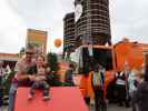 Ich, Sabine und Nils am Mistplatz Hernals