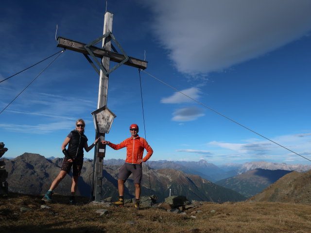 Evelyn und ich am Schafhimmel, 2.820 m (21. Sep.)