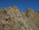 Evelyn zwischen Lehnerjoch und Schafhimmel (21. Sep.)