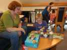 Brigitte, Nils und Sabine in unserer Wohnung