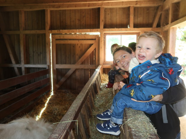 Sabine und Nils im Tierpark Buchenberg