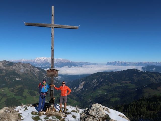 Georg und ich am Saukarkopf, 2.048 m