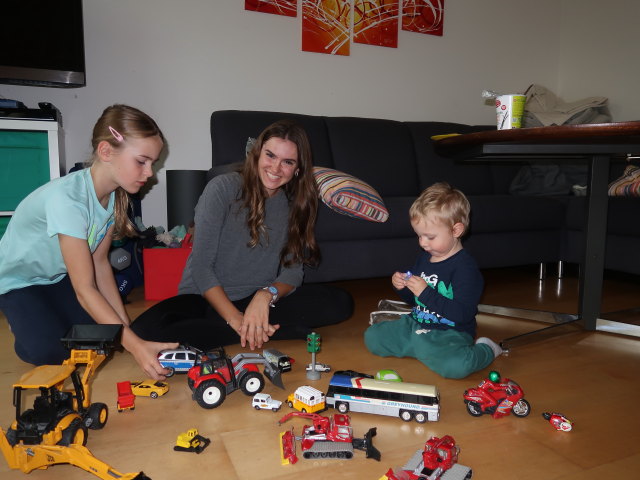 Emma, Anja-Liv und Nils in G&auml;nserndorf