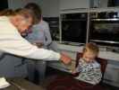 Papa, Mama und Nils im Haus meiner Eltern