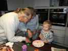 Papa, Mama und Nils im Haus meiner Eltern