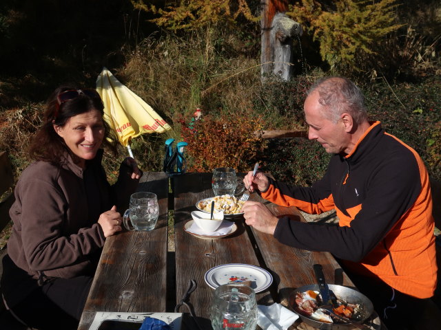 Melanie und Frank bei der Wildbachh&uuml;tte, 1.806 m