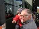 Nils und Papa am Heldenplatz