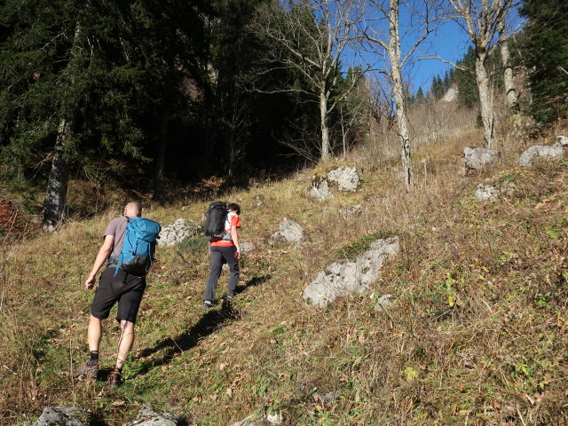 Frank und Ronald zwischen Steinbergalm und Kampenwand