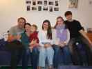 Ich, Sabine, Nils, Anja Liv, Katja Lin und Tim in unserer Wohnung
