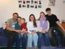 Ich, Sabine, Nils, Anja Liv, Katja Lin und Tim in unserer Wohnung