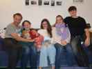 Ich, Sabine, Nils, Anja Liv, Katja Lin und Tim in unserer Wohnung