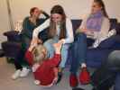 Sabine, Nils, Anja Liv und Katja Lin in unserer Wohnung