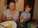 Sabine und Nils im Restaurant Wine & Food in Palma (14. Nov.)