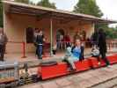 Nils und Sabine im Parc Ferroviari i Museu de les Illes Balears in Es Ca&uuml;lls (16. Nov.)