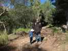 Nils und Sabine im Reserva Park Puig de Galatz&oacute; (22. Nov.)