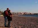 Ich und Sabine am Platja de s'Arenal in Palma (22. Nov.)
